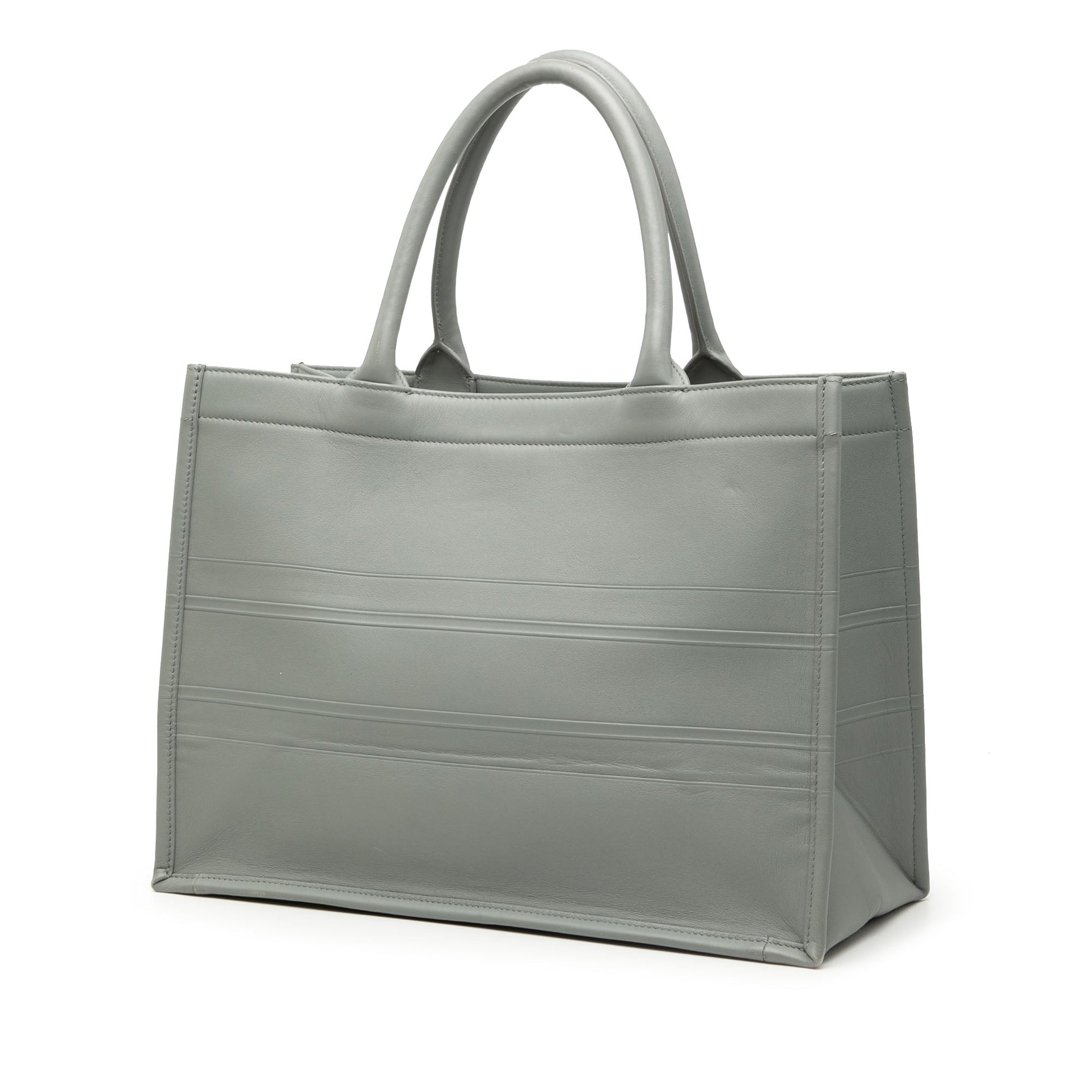 Dior Medium Embossed Leather Book Tote