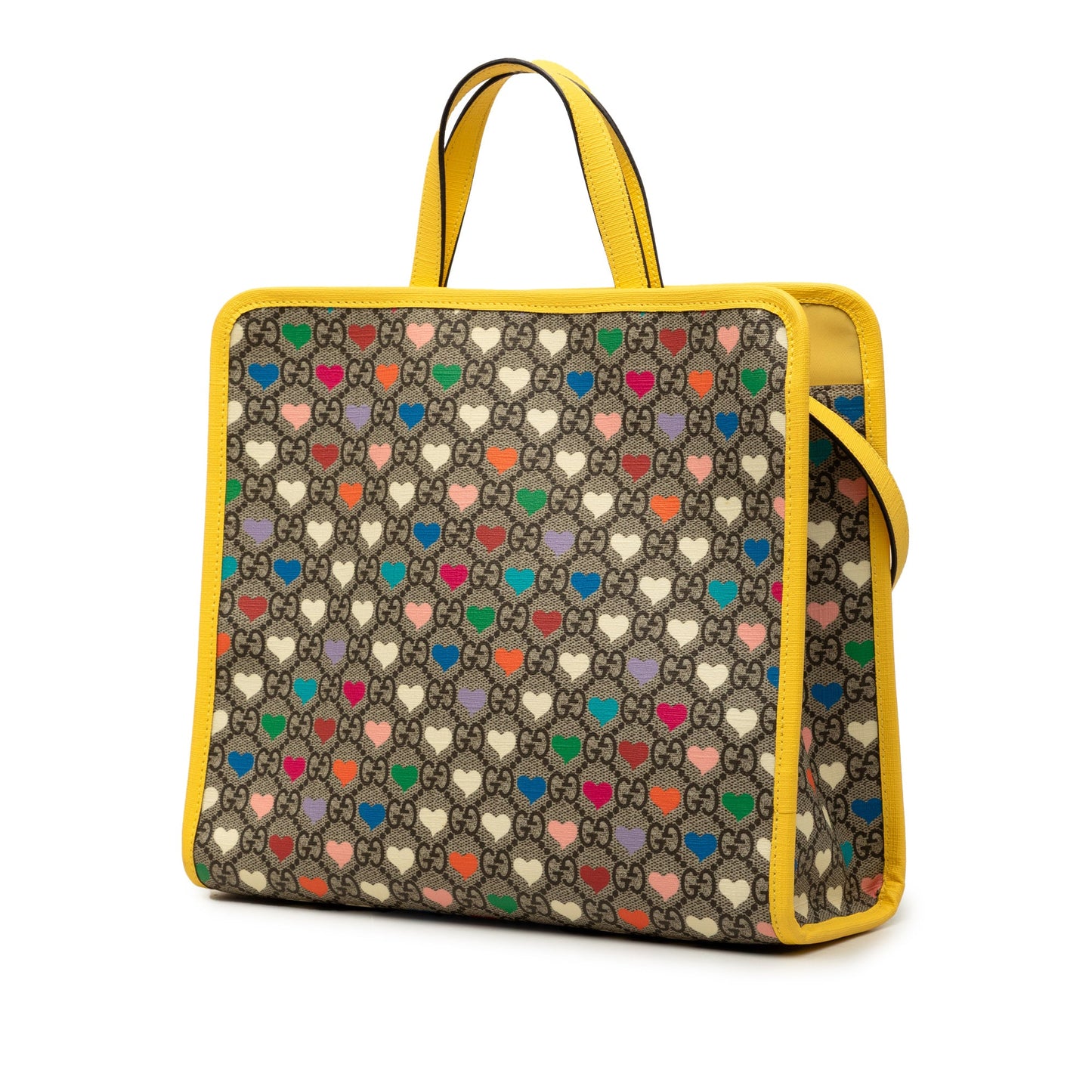Gucci Childrens GG Supreme Heart Satchel