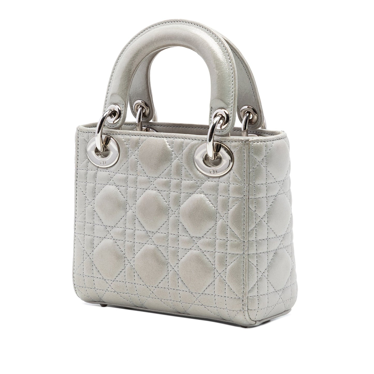Dior Mini Iridescent Lambskin Cannage Lady Dior