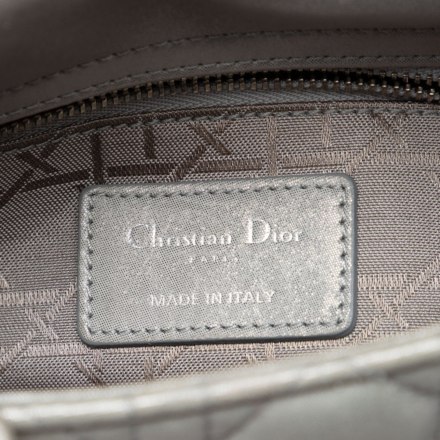 Dior Mini Iridescent Lambskin Cannage Lady Dior