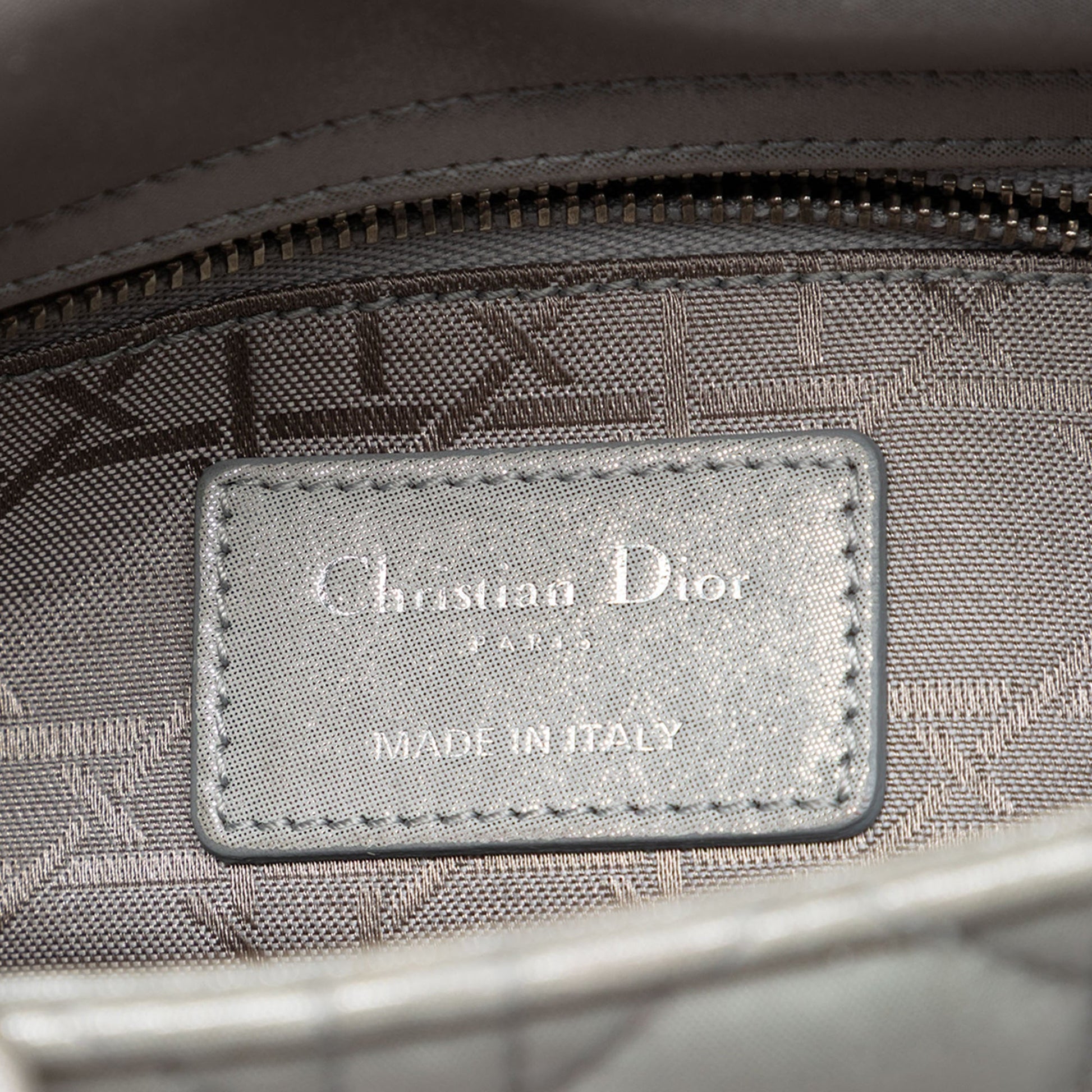 Dior Mini Iridescent Lambskin Cannage Lady Dior