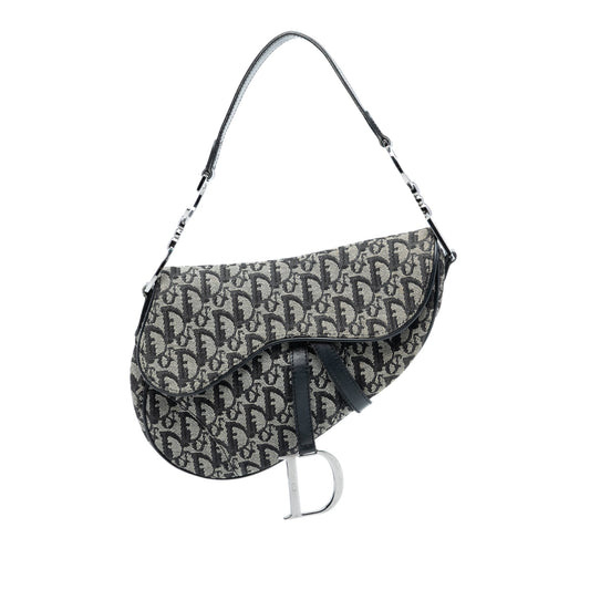 Dior Diorissimo Canvas Saddle Bag