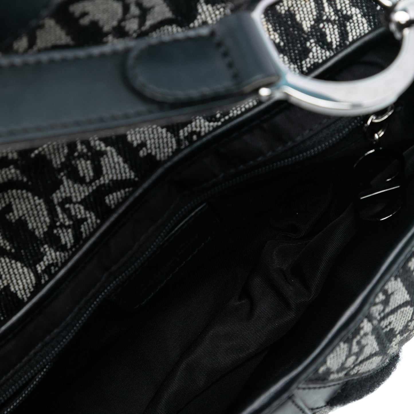 Dior Diorissimo Canvas Saddle Bag