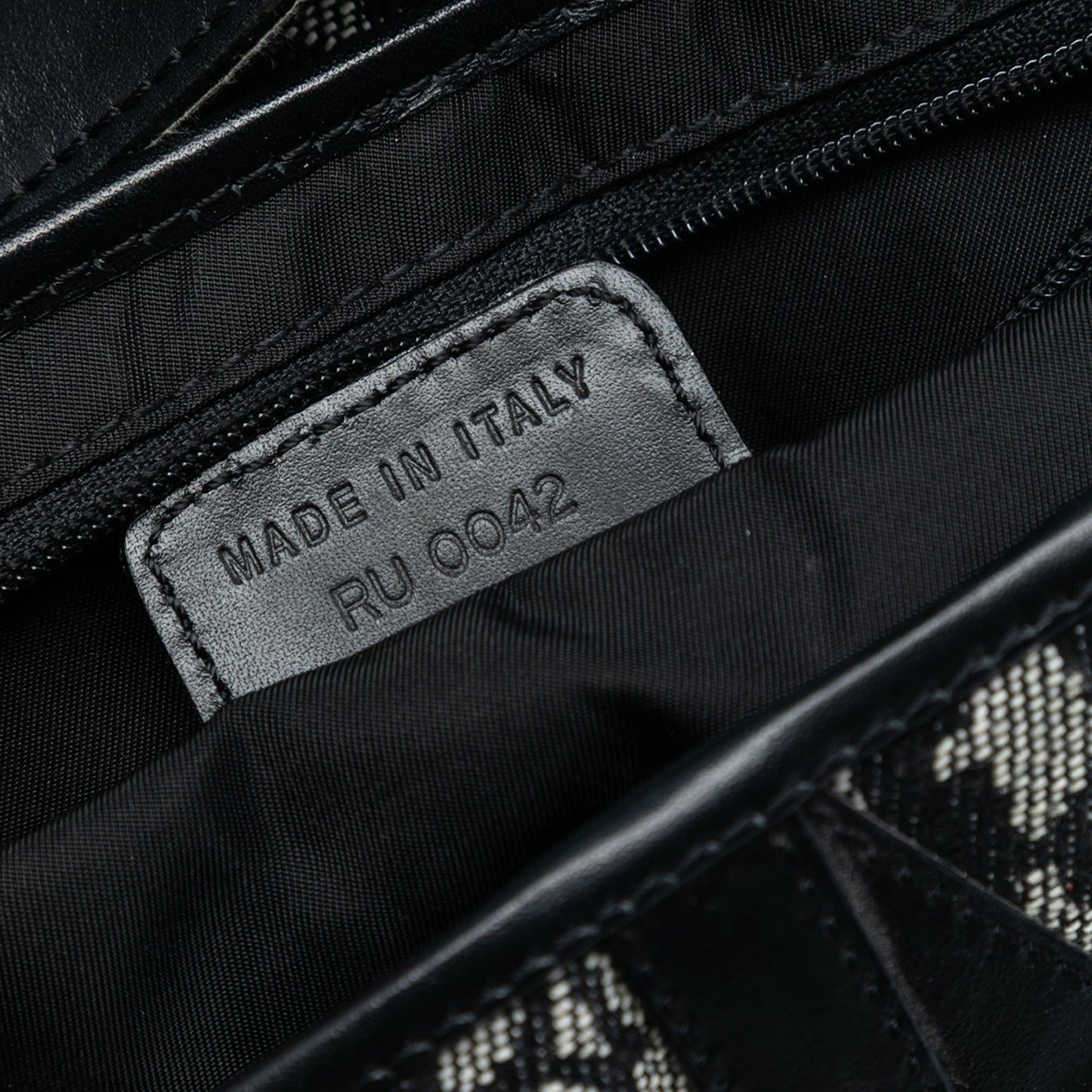 Dior Diorissimo Canvas Saddle Bag