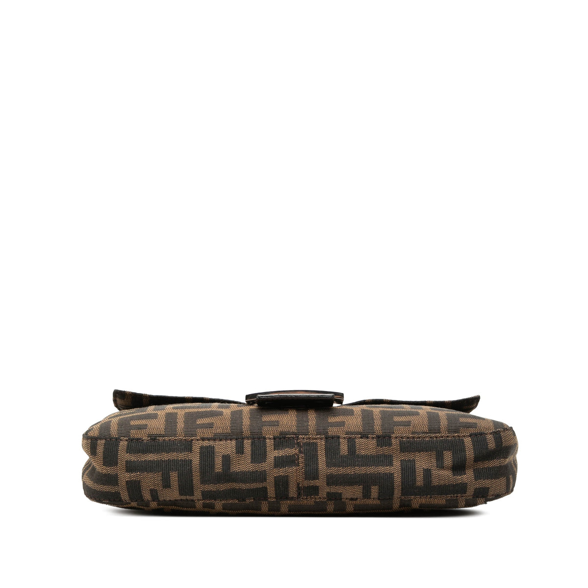 Fendi Zucca Canvas Baguette — Brown