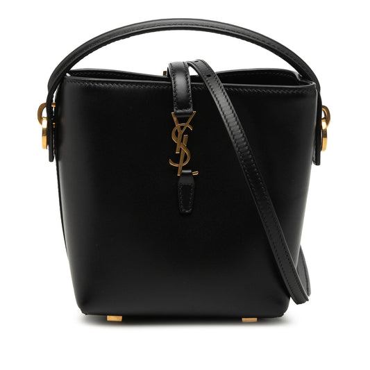 Saint Laurent Mini Shiny Calfskin Le 37 Bucket Bag