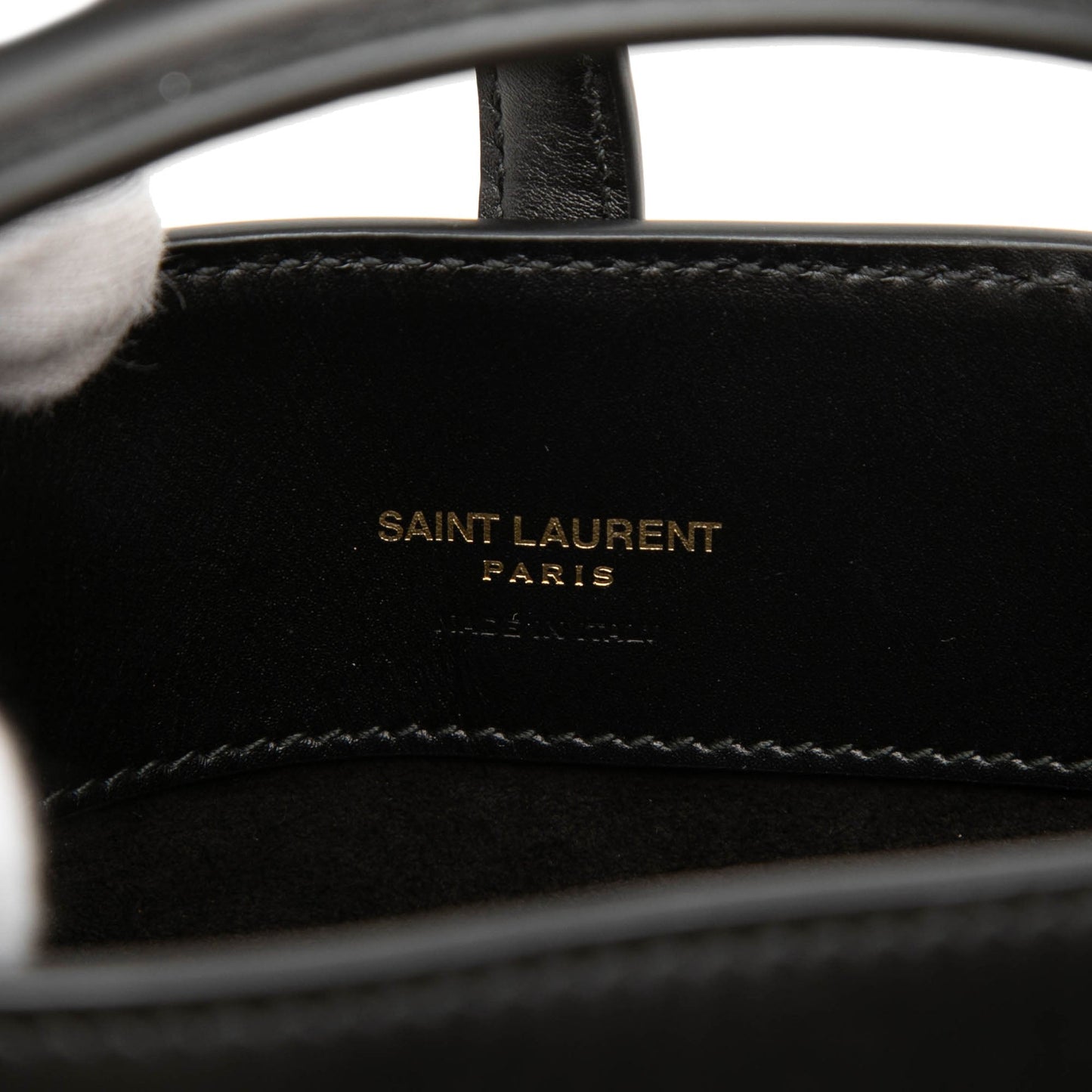 Saint Laurent Mini Shiny Calfskin Le 37 Bucket Bag