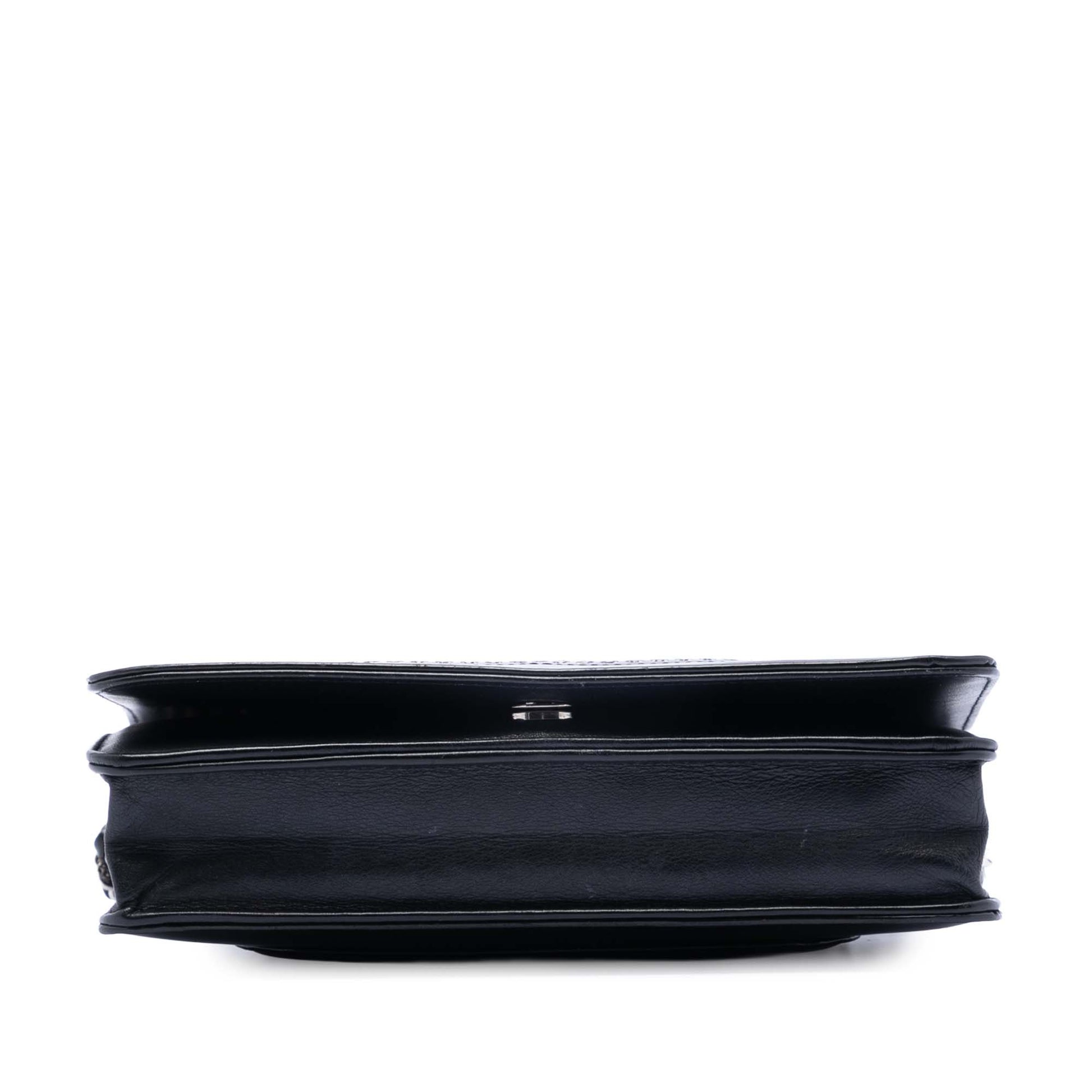 Chanel CC Patent Strass Embellished Wallet On Chain