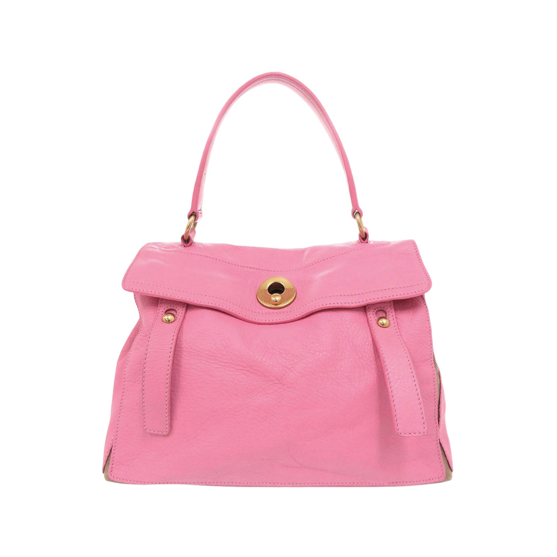 Saint Laurent Medium Leather Muse Two Satchel