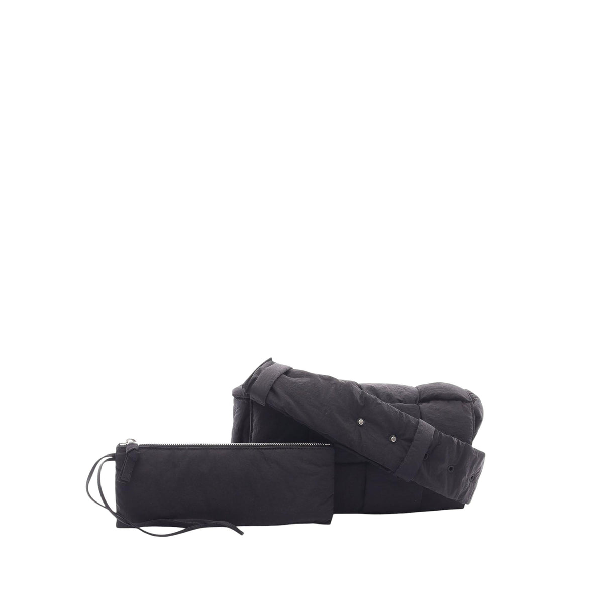 Bottega Veneta Nylon Intrecciato Padded Tech Cassette Crossbody