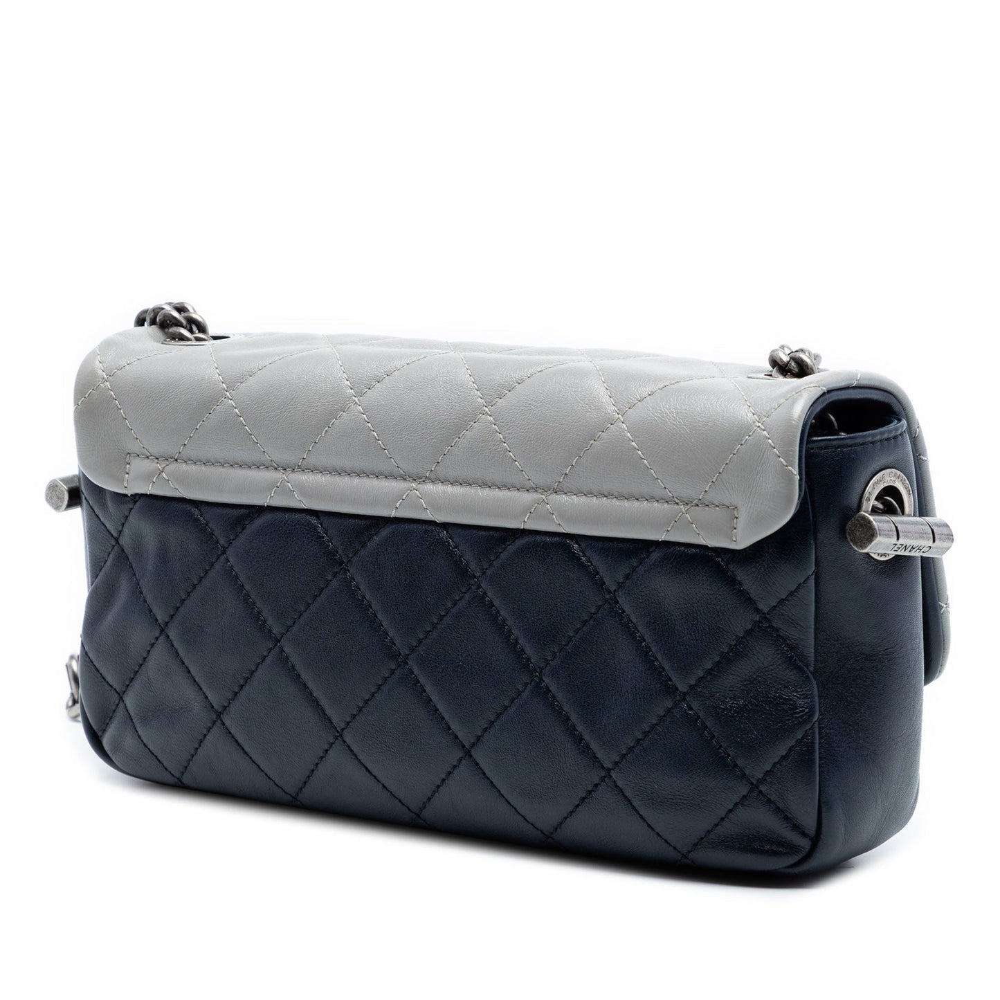 Chanel Medium Quilted Tricolor Lambskin Country Chic Flap