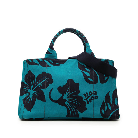 Prada Canvas Canapa Hawaii Tote