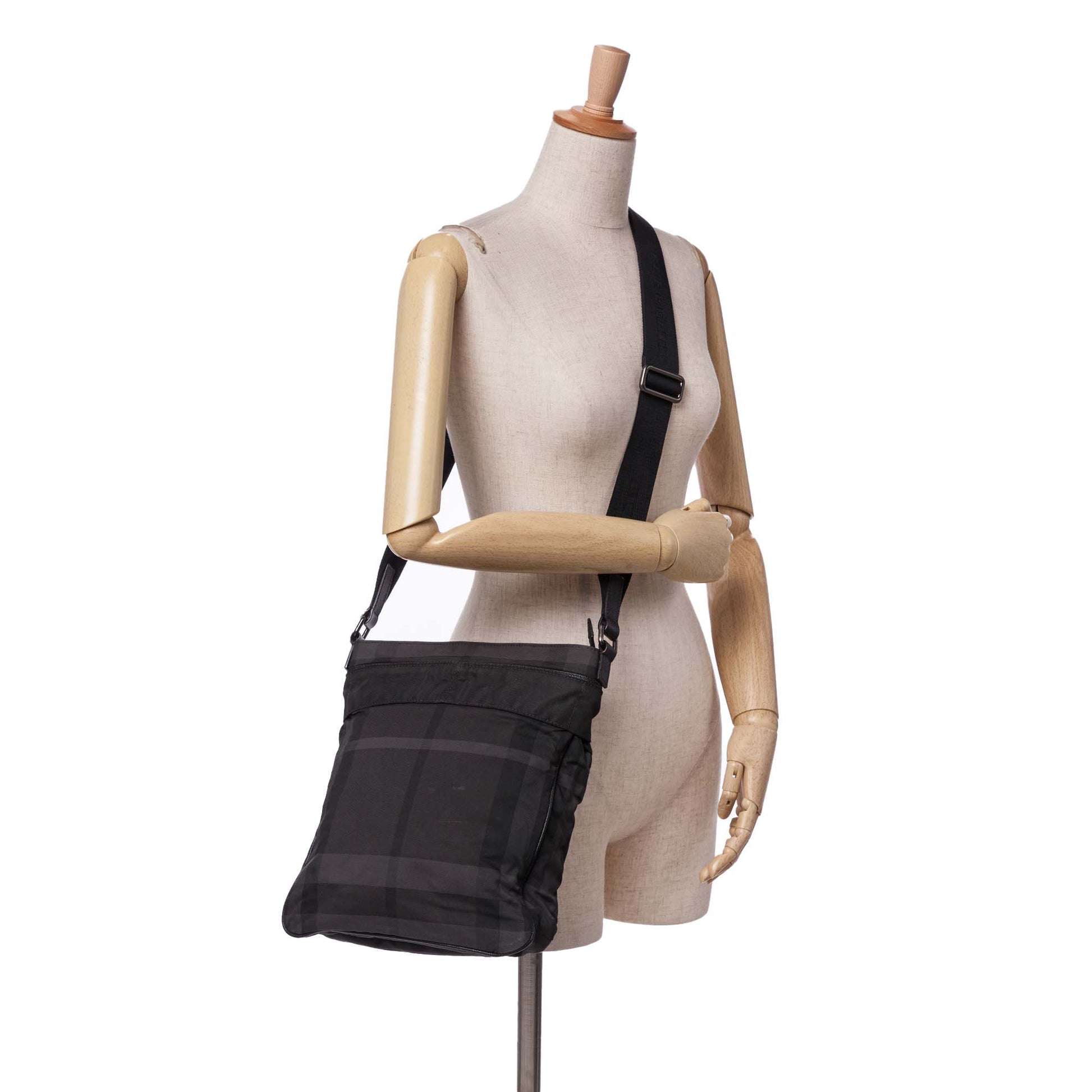 Burberry Smoke Check Nylon Crossbody