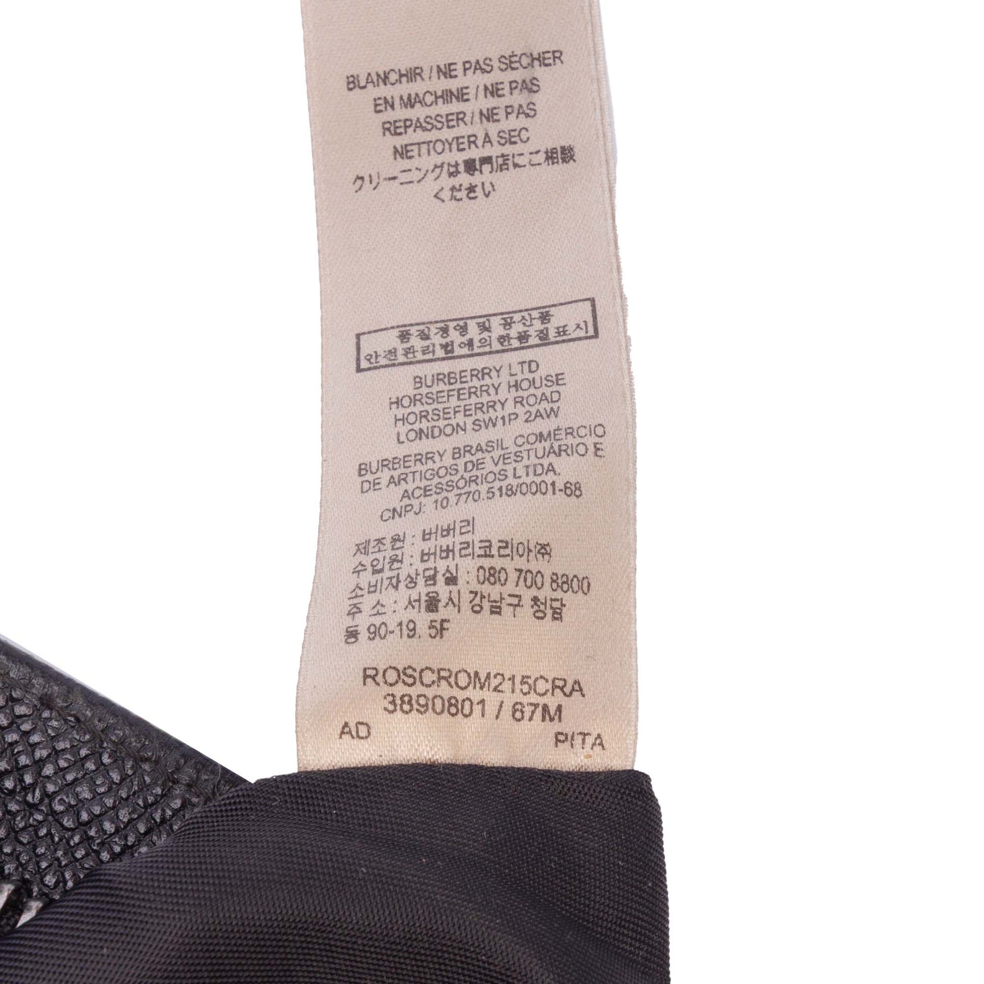 Burberry Smoke Check Nylon Crossbody
