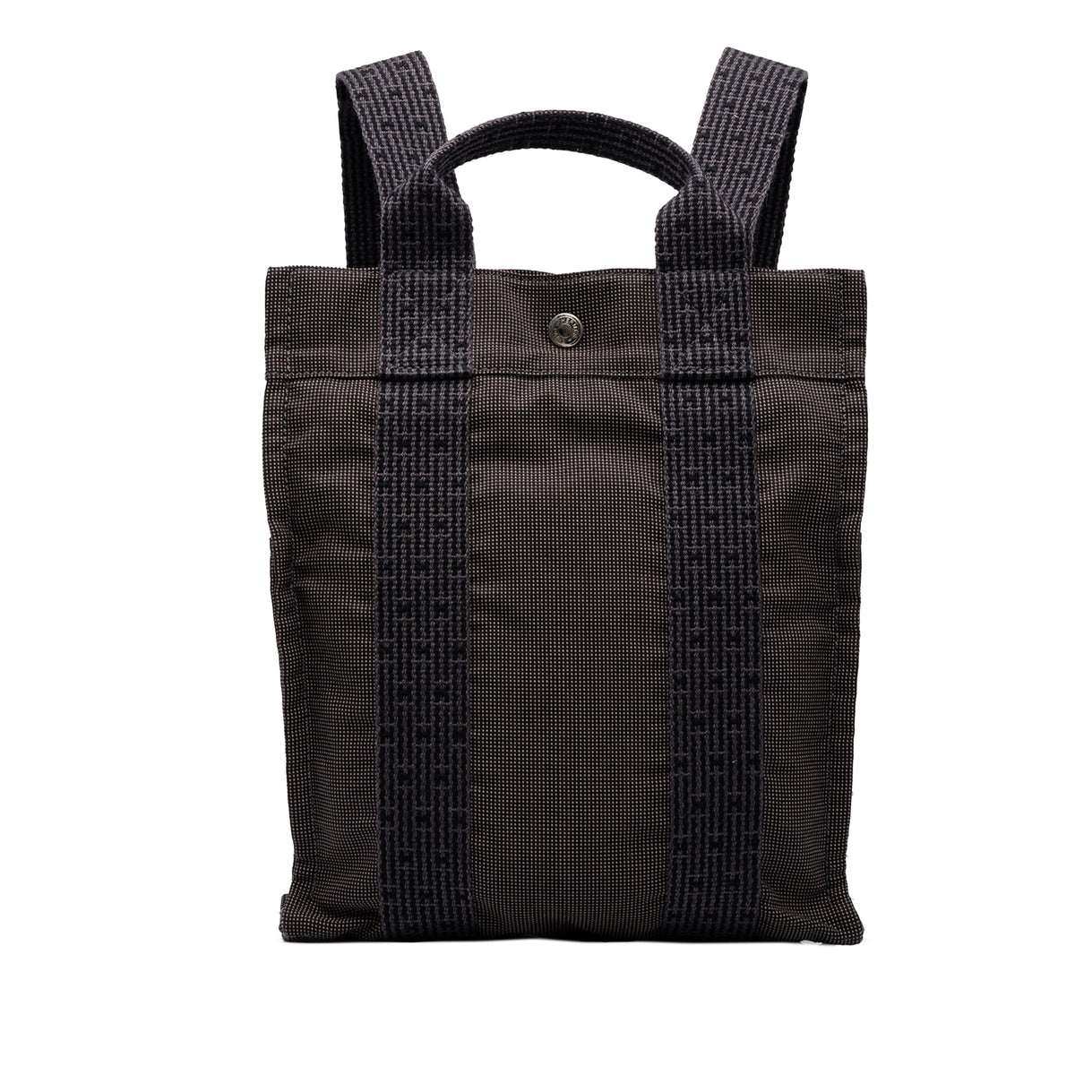 Hermès Canvas Herline Backpack PM — Gray