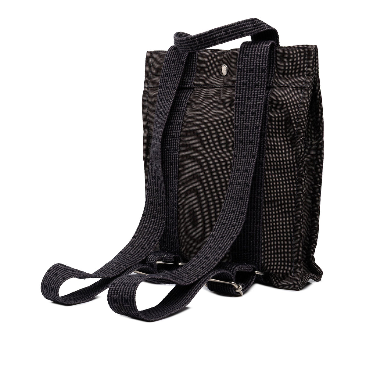 Hermès Canvas Herline Backpack PM — Gray