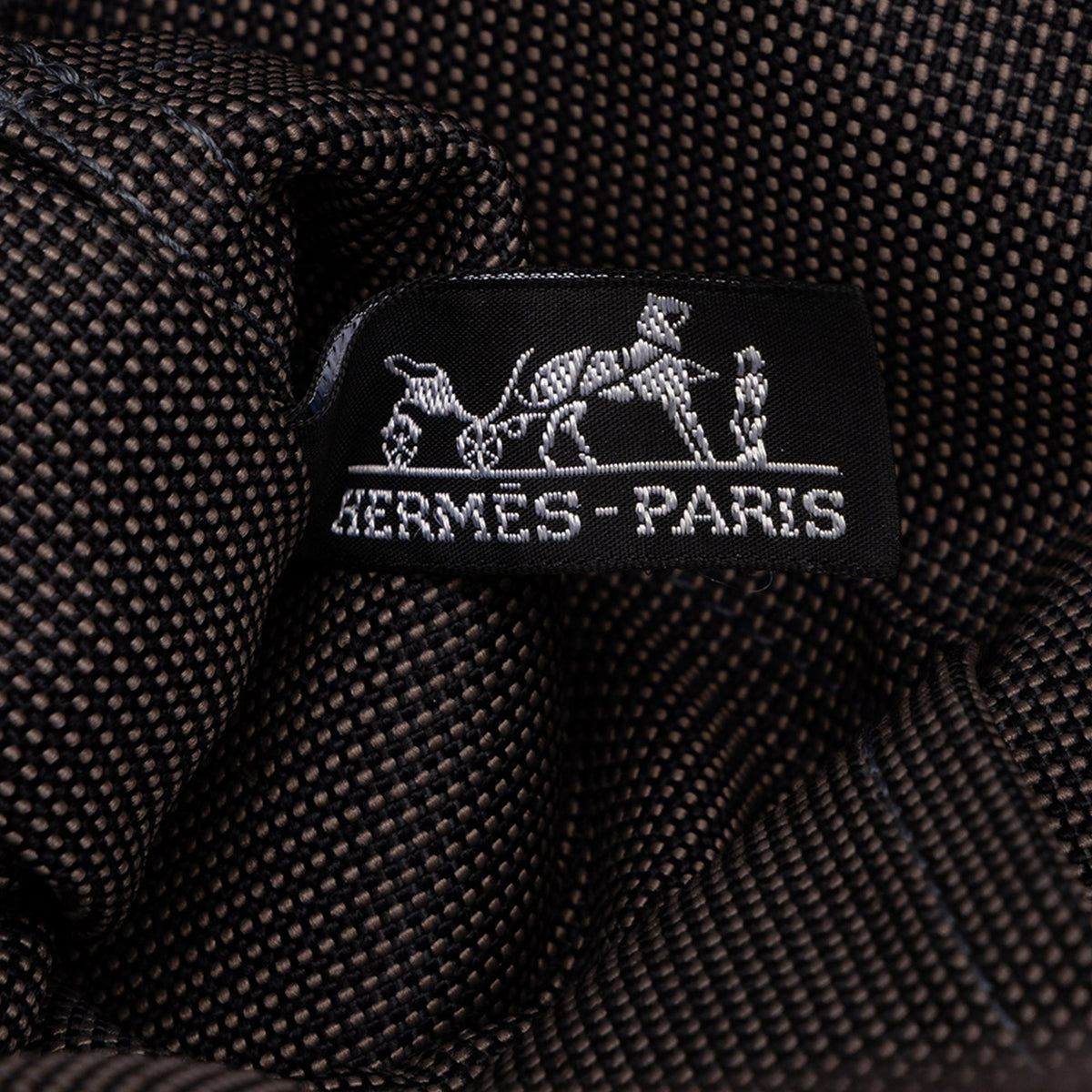 Hermès Canvas Herline Backpack PM — Gray
