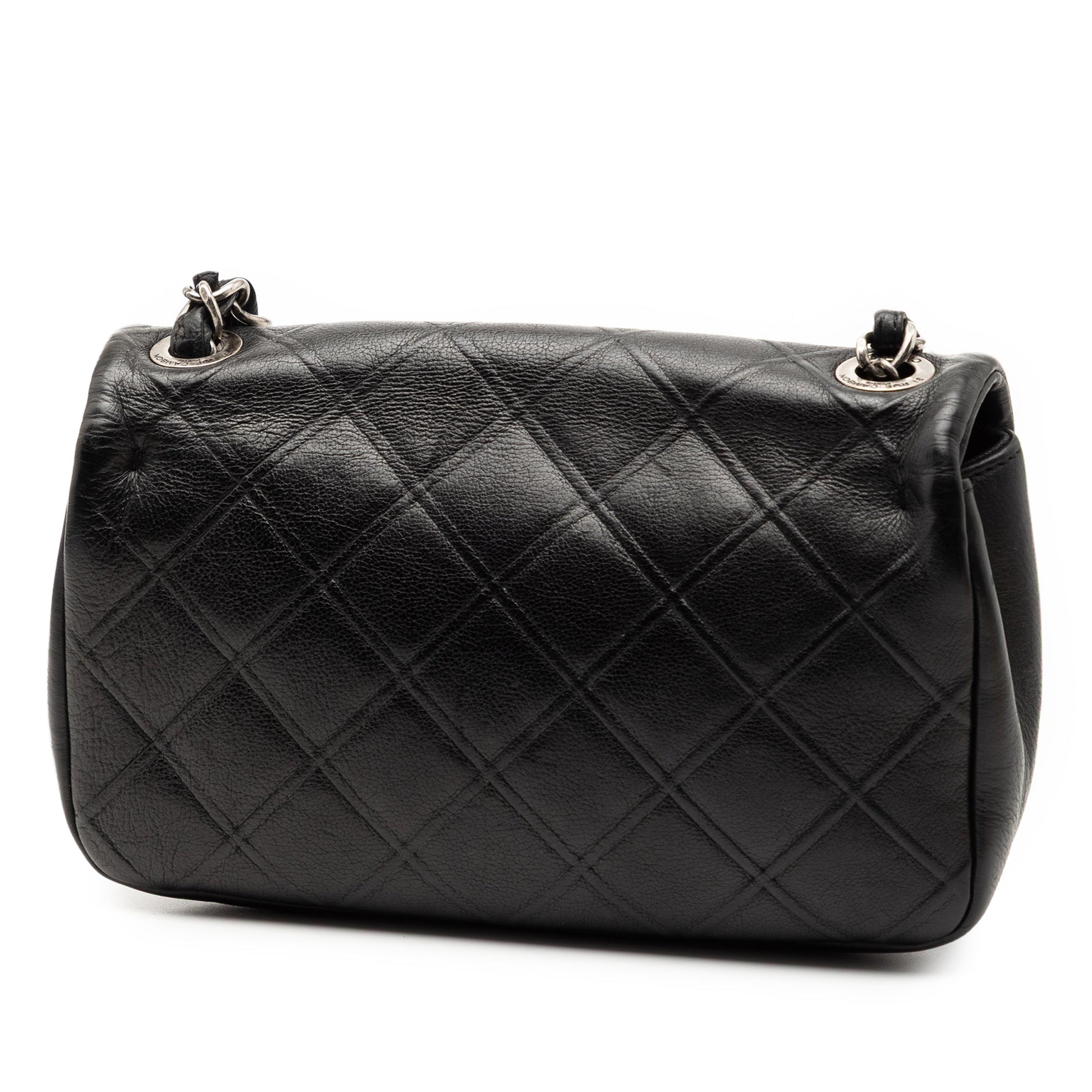 Chanel Small Diamond Embossed Calfskin New Chic Flap