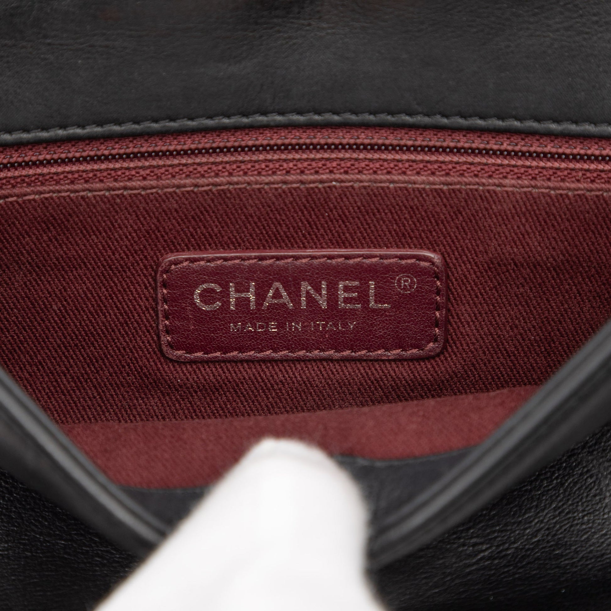 Chanel Small Diamond Embossed Calfskin New Chic Flap