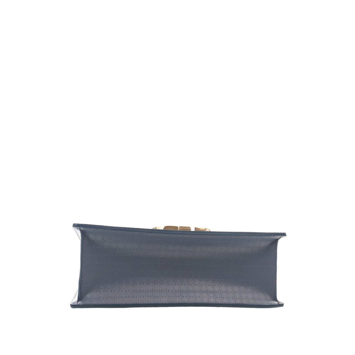 Dior Calfskin Microcannage 30 Montaigne Chain Flap — Blue
