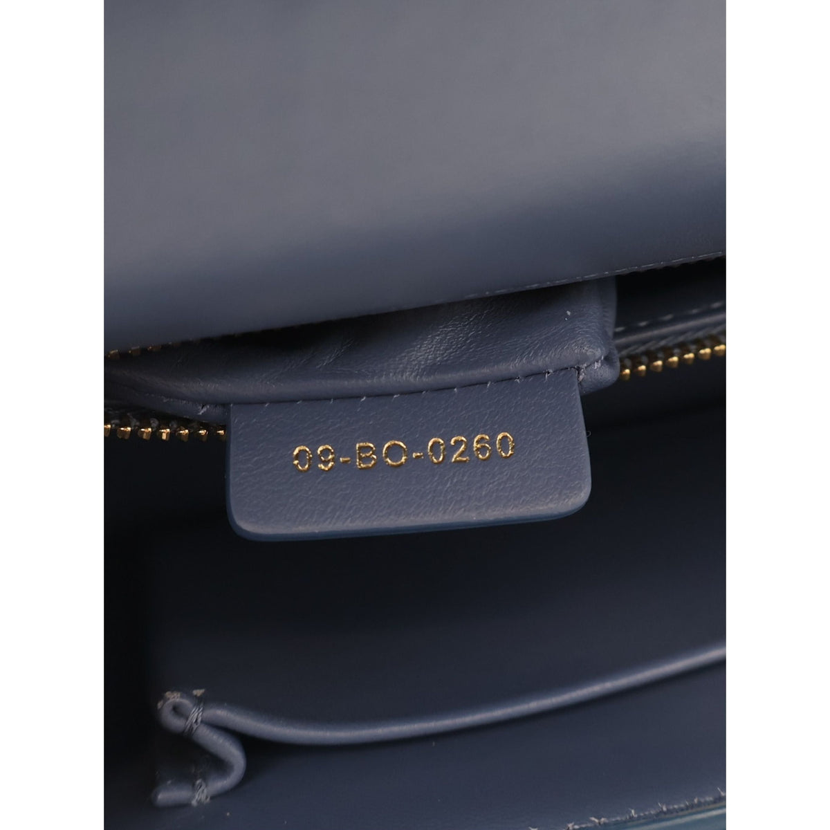 Dior Calfskin Microcannage 30 Montaigne Chain Flap — Blue