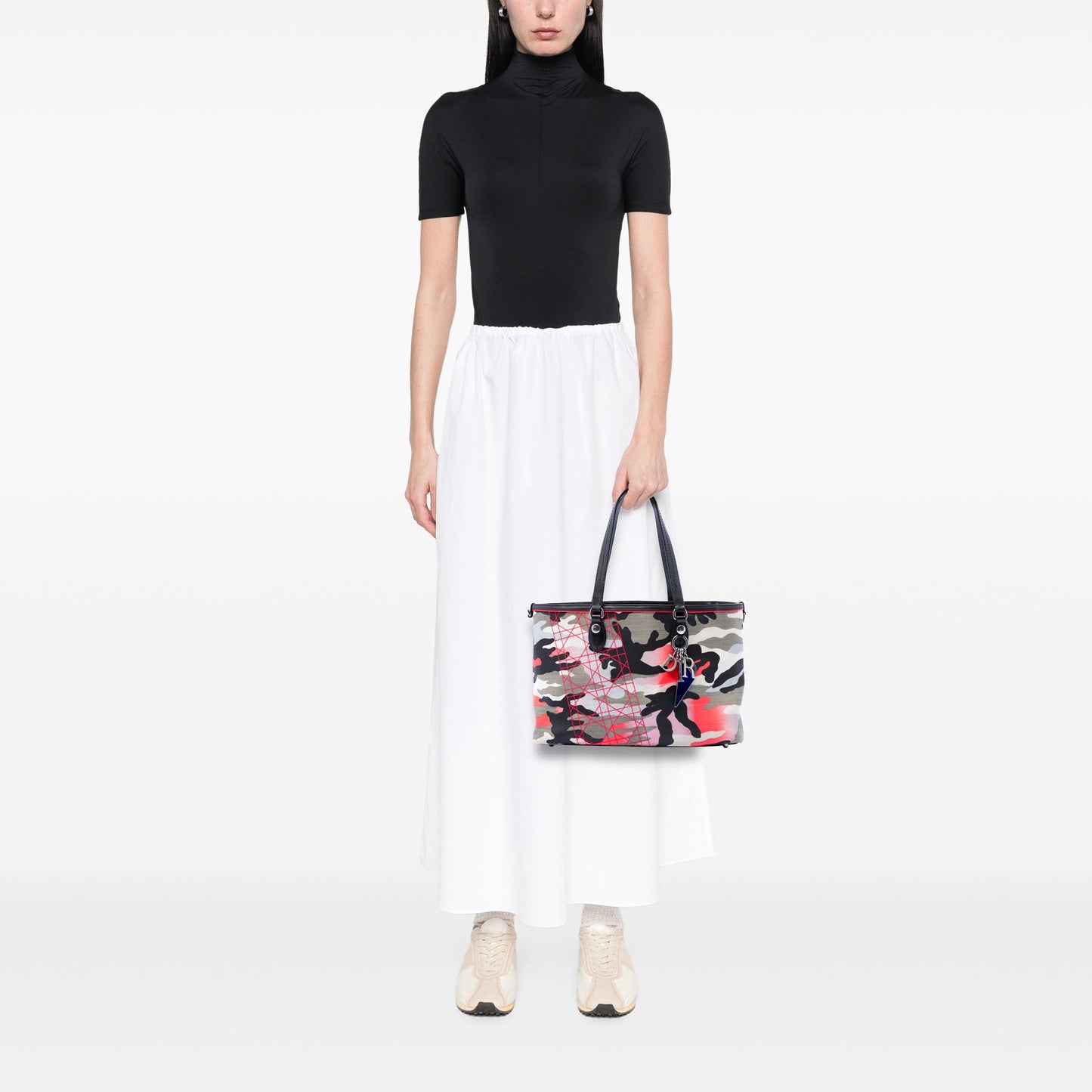 Dior Anselm Reyle Medium Canvas Camouflage Tote