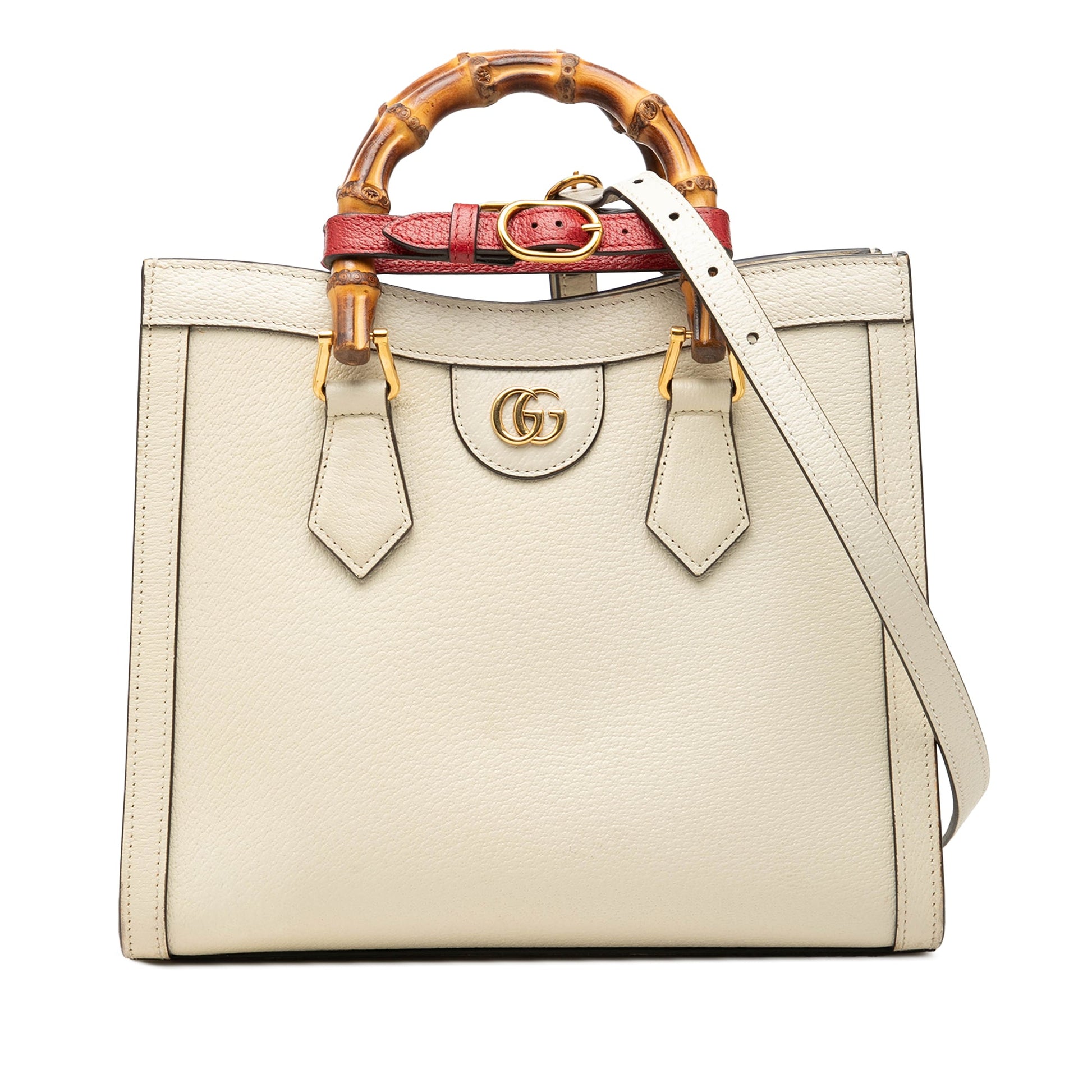 Gucci Medium Calfskin Bamboo Diana Satchel