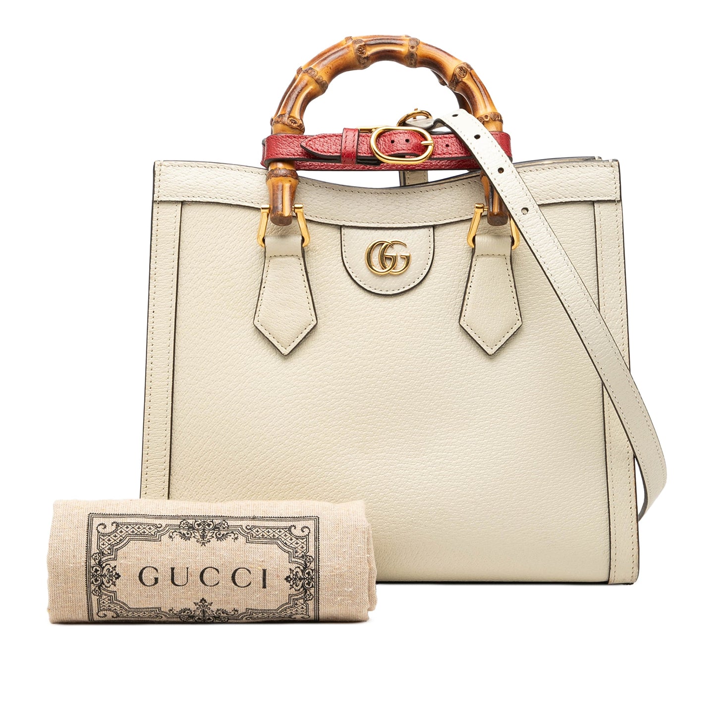 Gucci Medium Calfskin Bamboo Diana Satchel