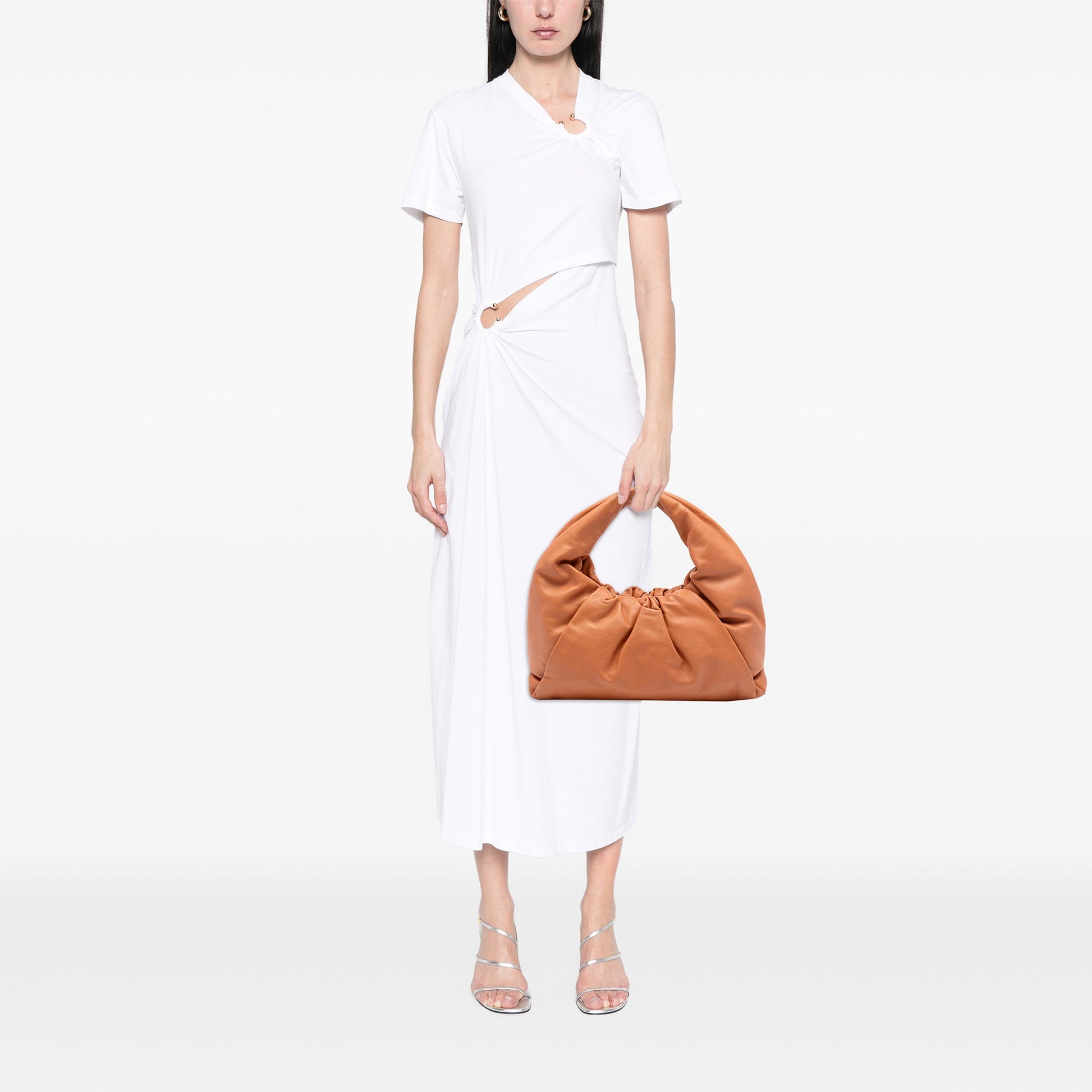 Bottega Veneta Lambskin The Shoulder Pouch