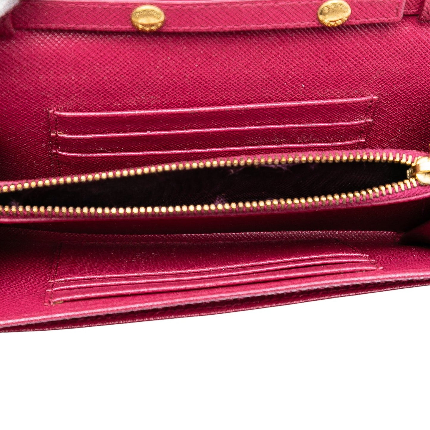 Prada Saffiano Wallet on Strap