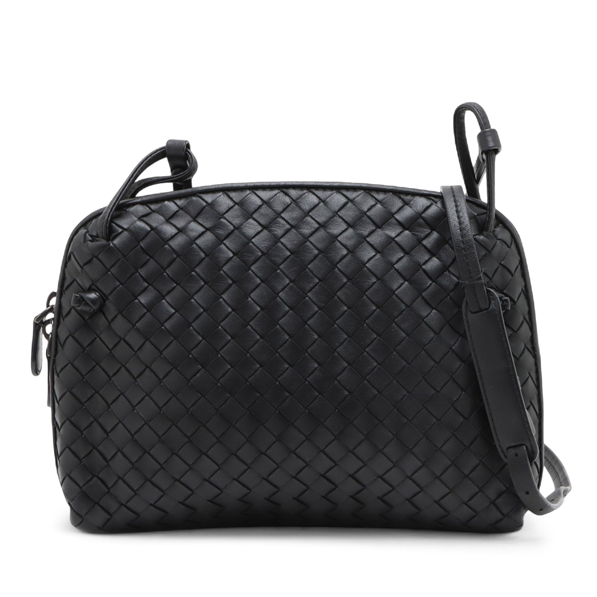 Bottega Veneta Nappa Intrecciato Nodini Crossbody