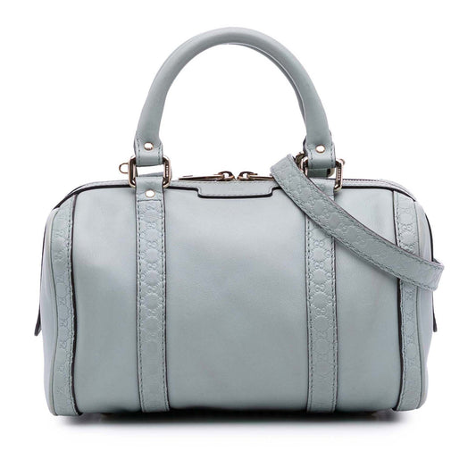 Gucci Small Microguccissima Trimmed Leather Joy Boston Bag