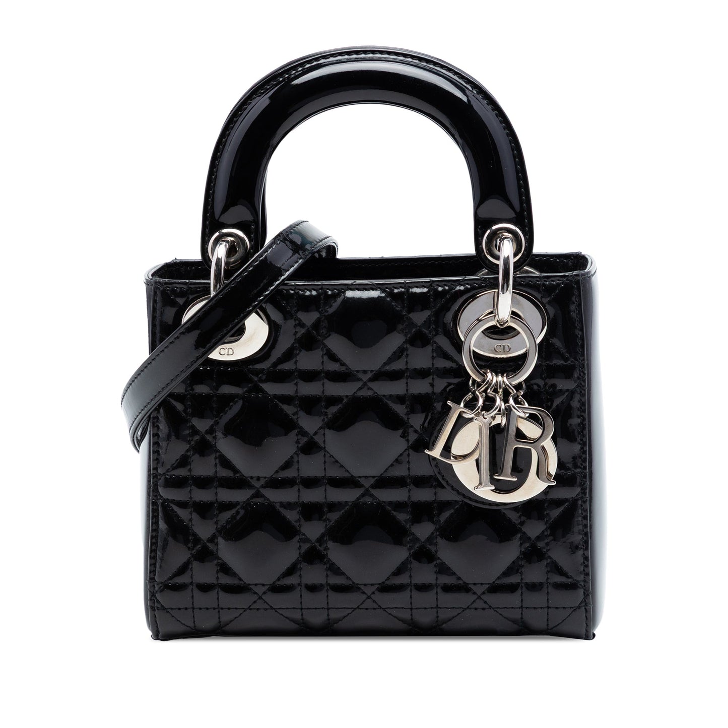 Dior Mini Patent Cannage Lady Dior