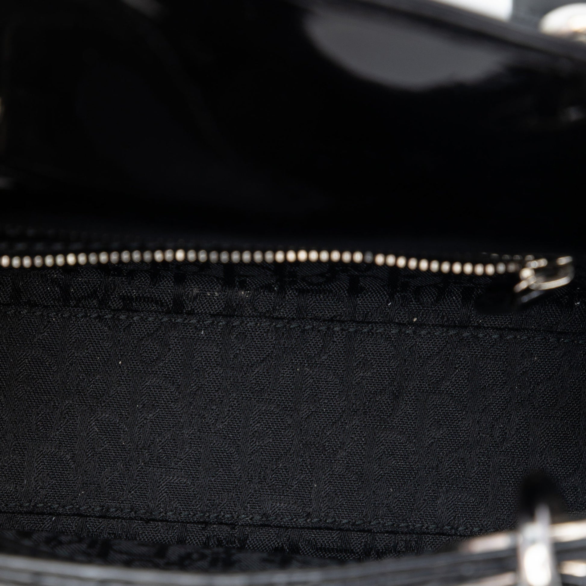 Dior Mini Patent Cannage Lady Dior