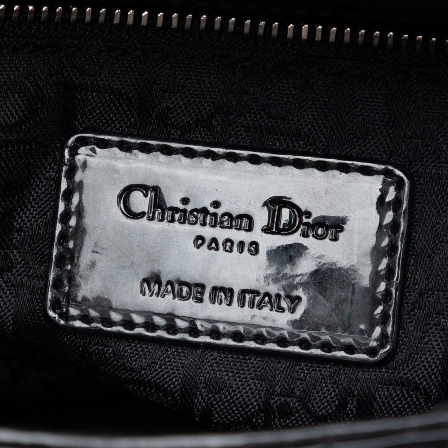 Dior Mini Patent Cannage Lady Dior