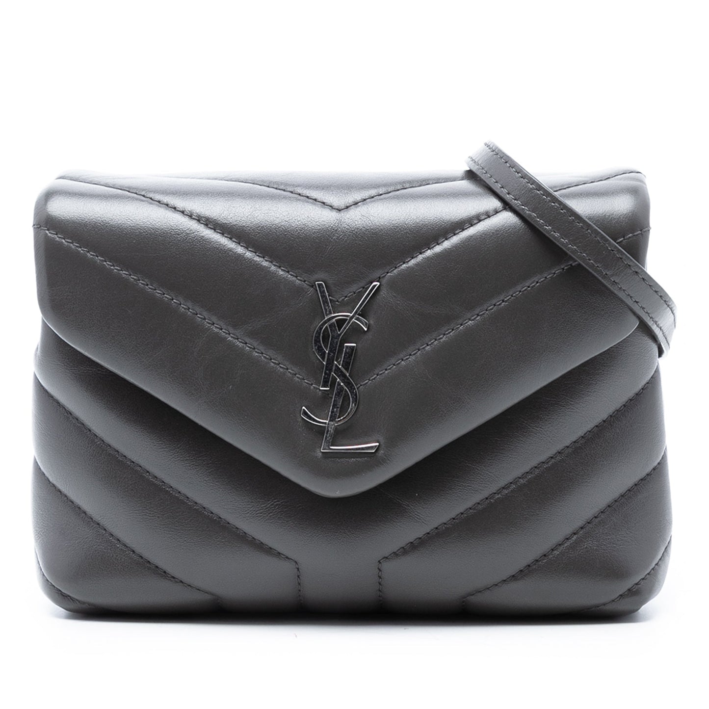 Saint Laurent Toy Matelasse Calfskin Monogram LouLou Crossbody