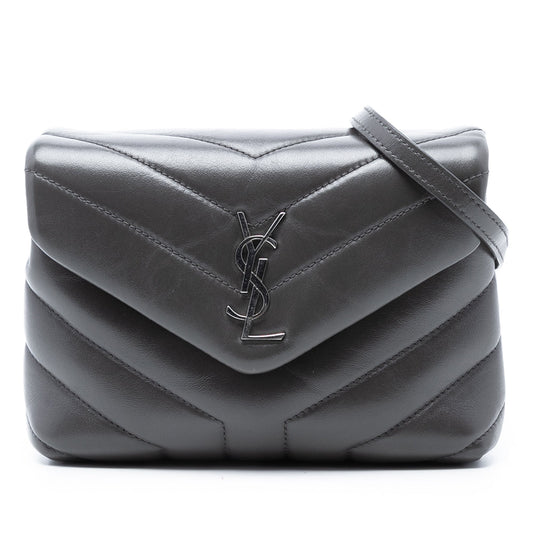 Saint Laurent Toy Matelasse Calfskin Monogram LouLou Crossbody