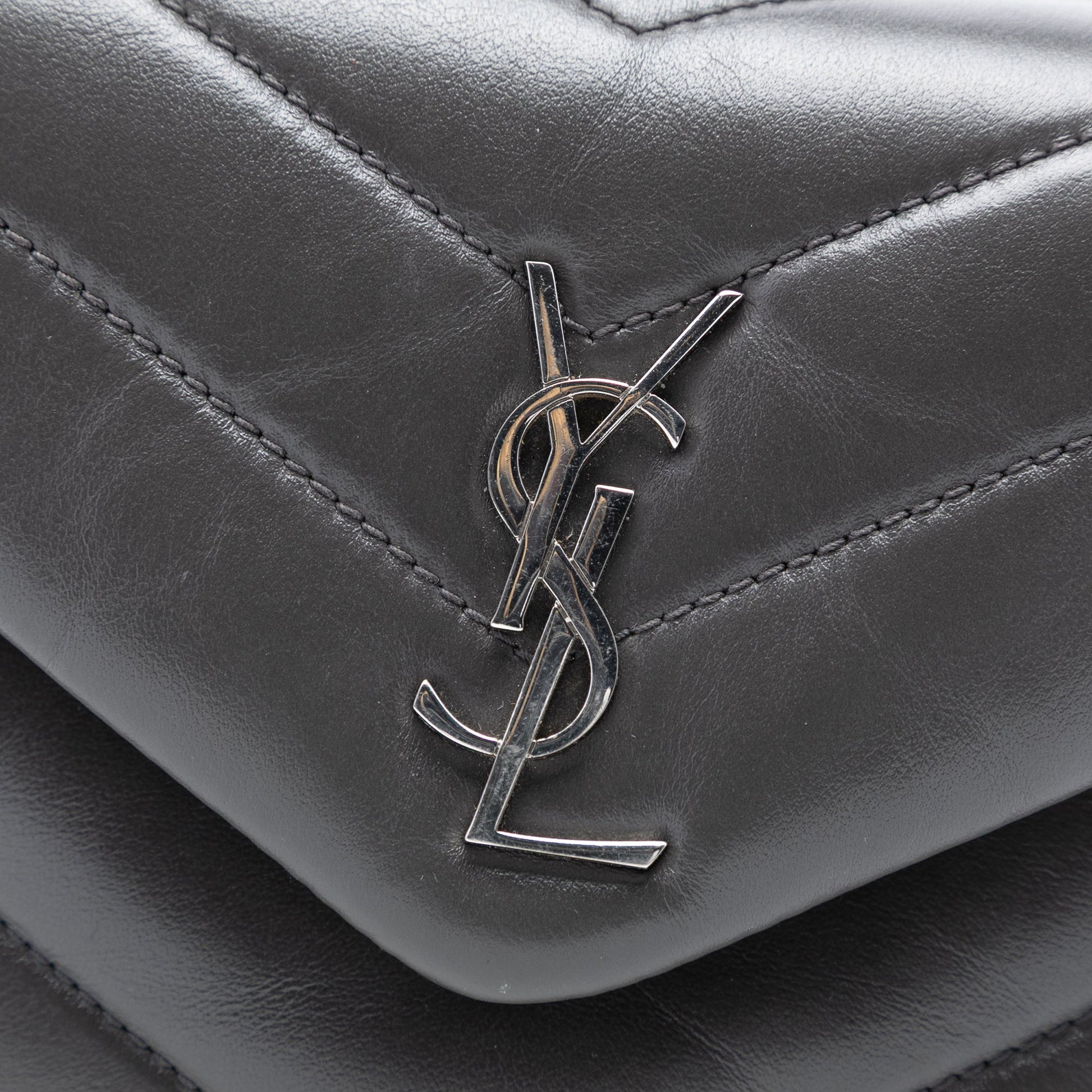 Saint Laurent Toy Matelasse Calfskin Monogram LouLou Crossbody