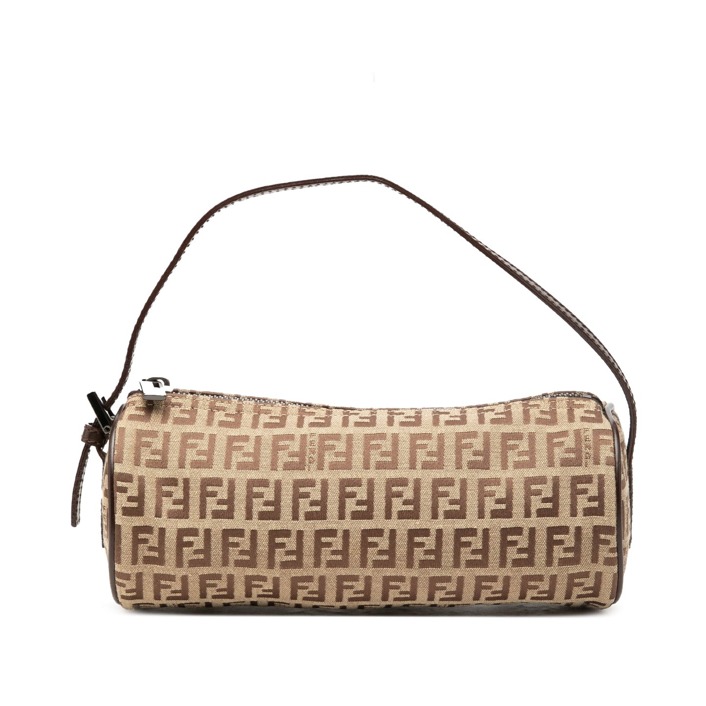 Fendi Zucchino Canvas Barrel Pochette