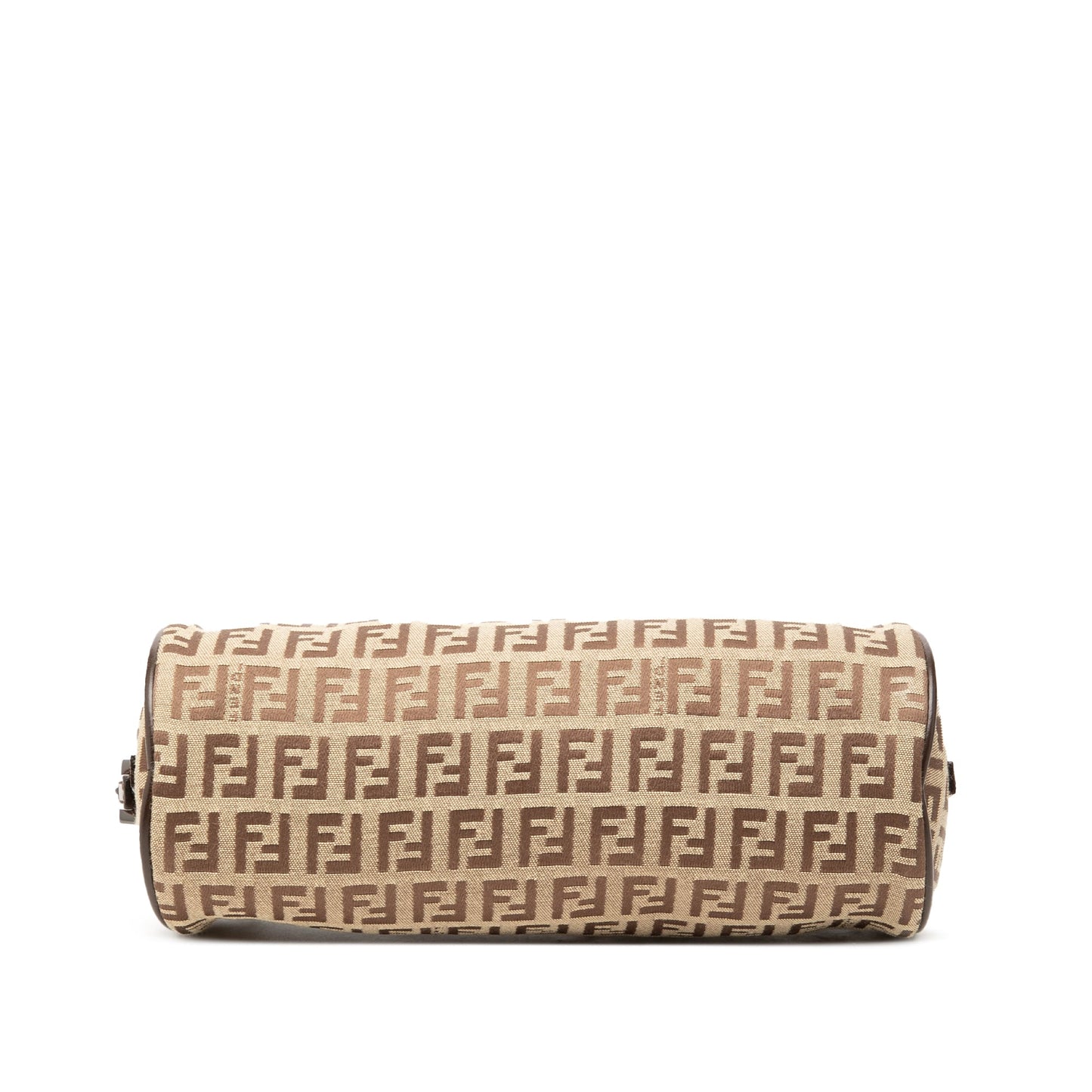 Fendi Zucchino Canvas Barrel Pochette