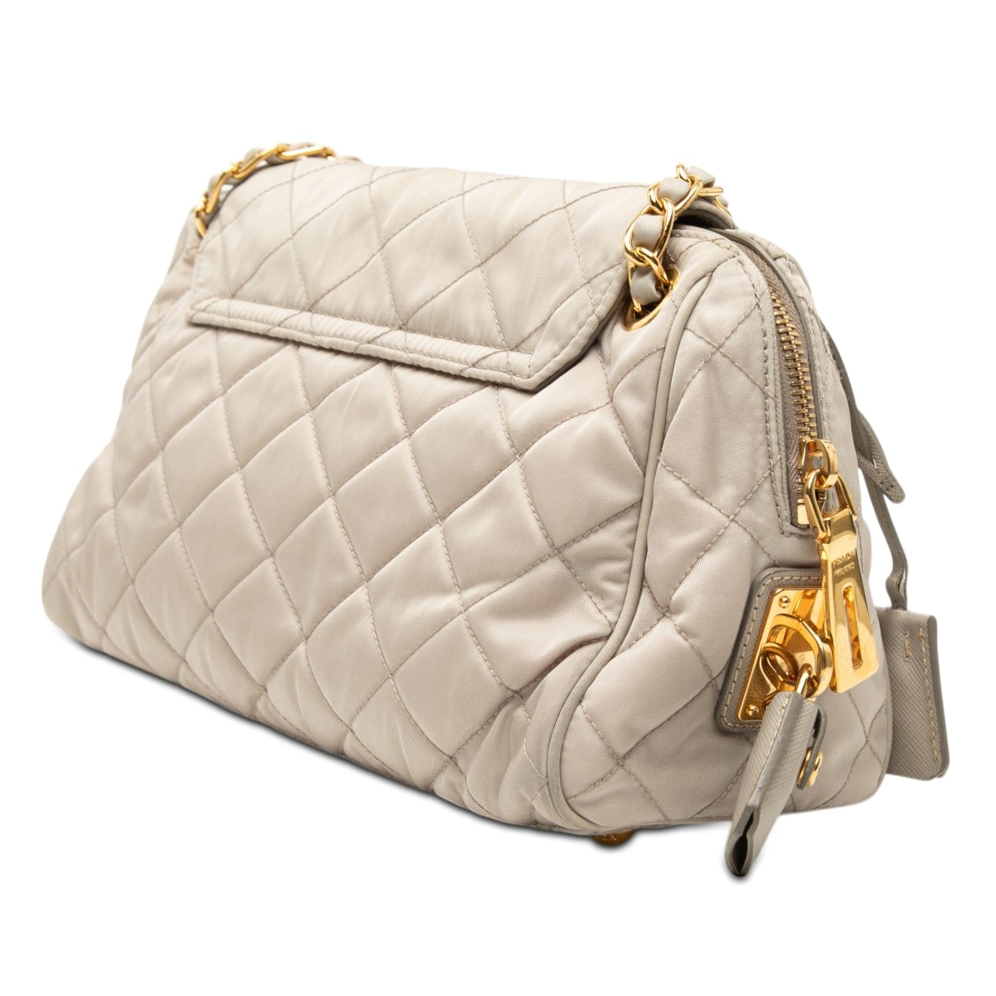 Prada Impuntu Tessuto Chain Flap Crossbody