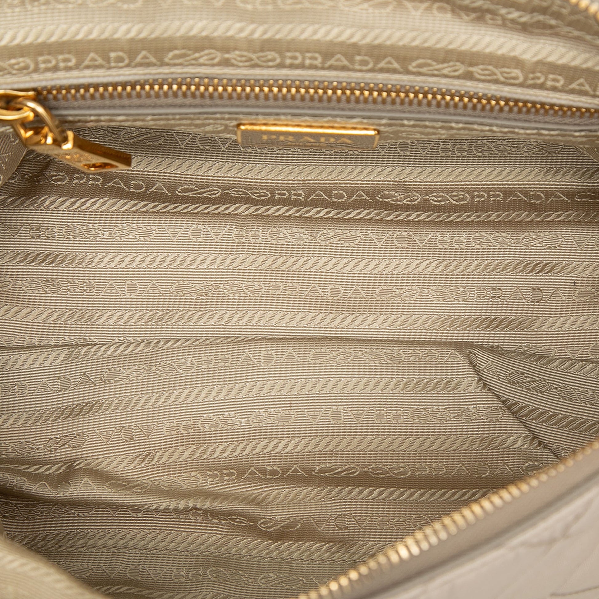 Prada Impuntu Tessuto Chain Flap Crossbody
