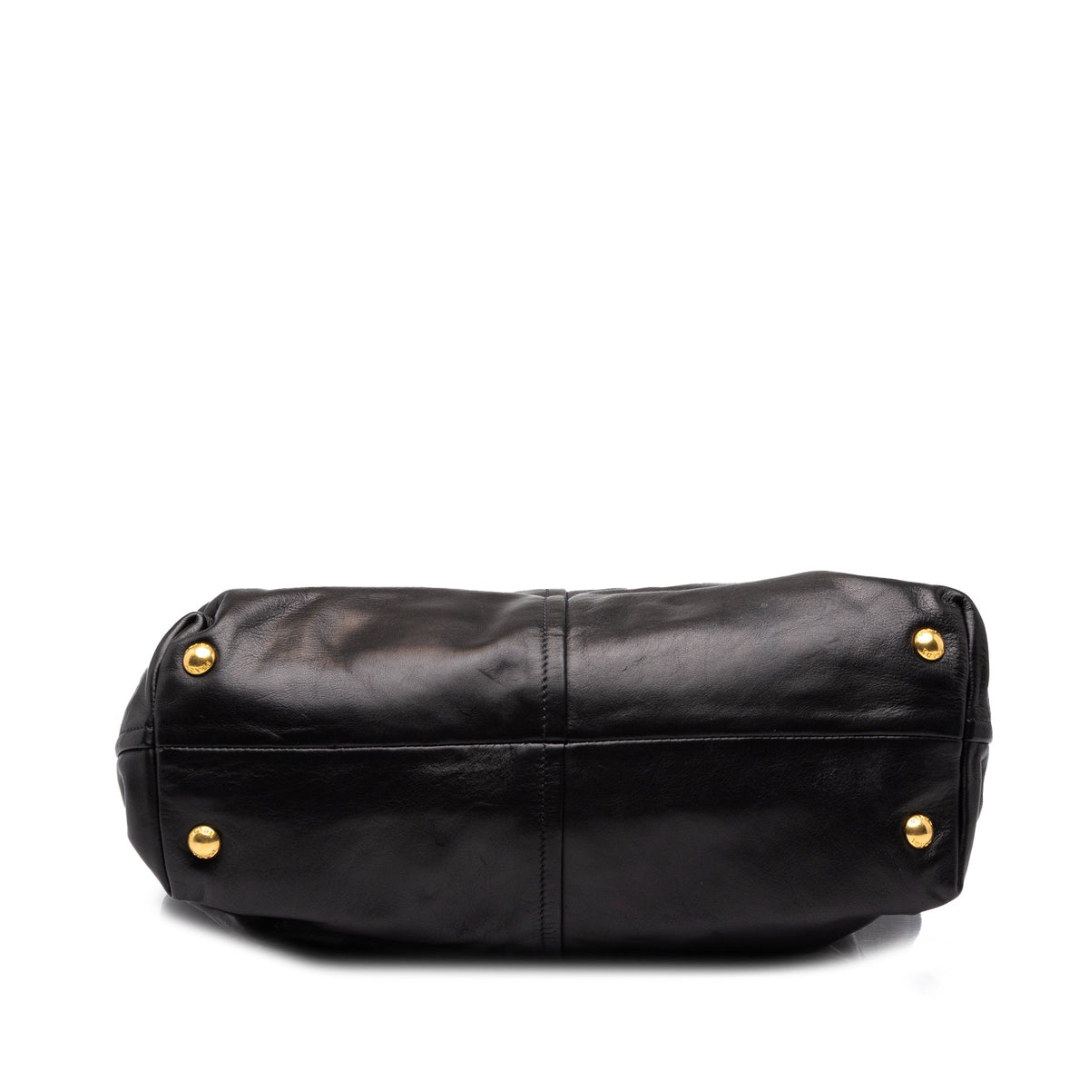 Prada Soft Calf Tote — Black