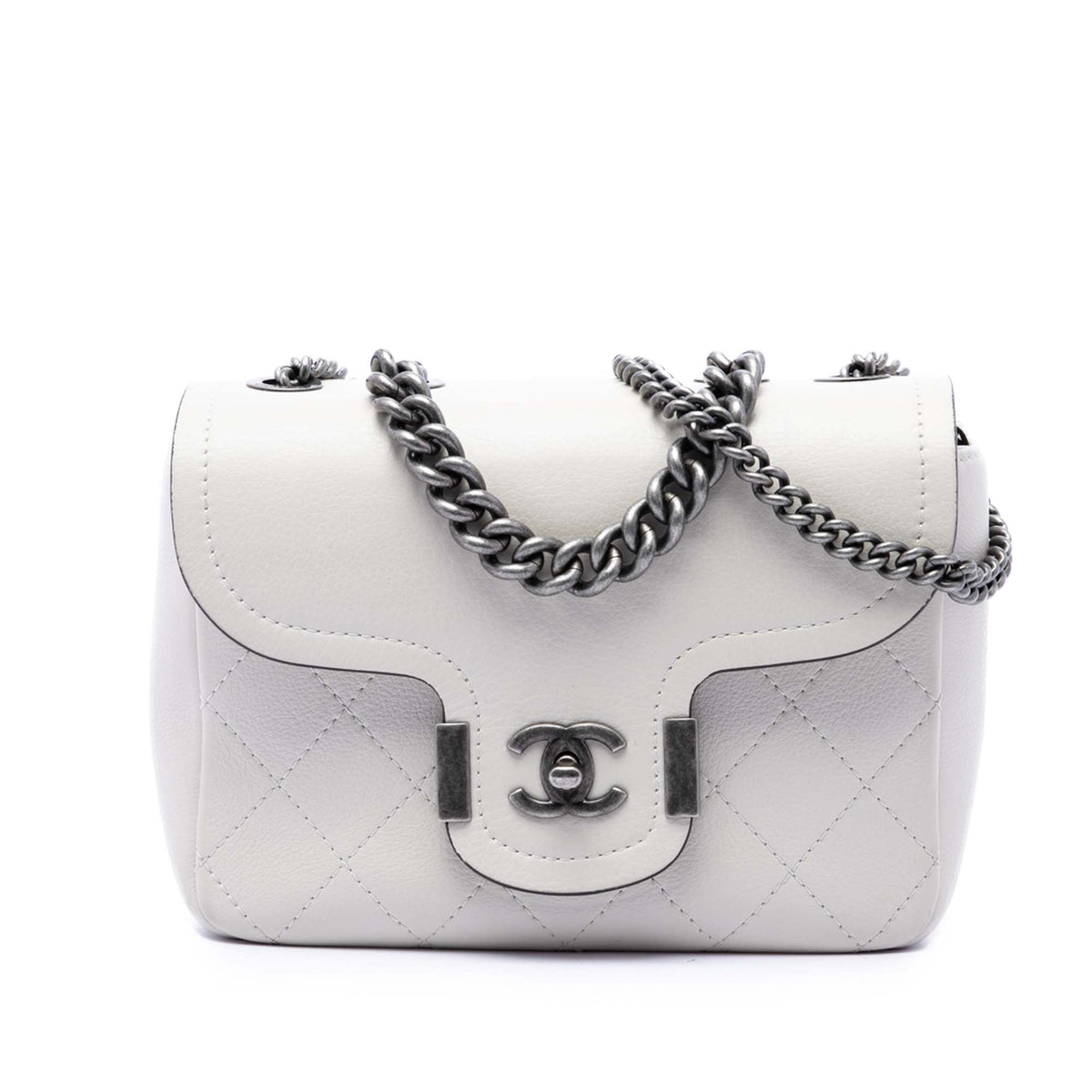 Chanel Paris Greece Calfskin Archi Chic Flap