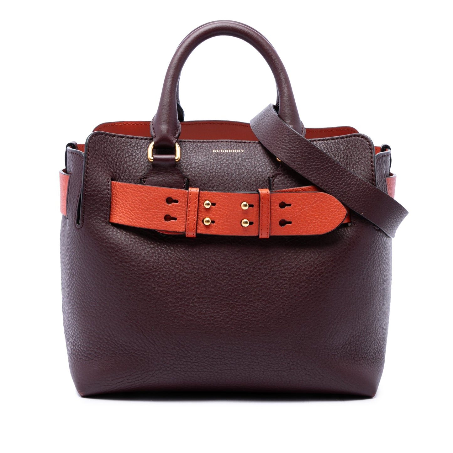 Burberry Small Bicolor Leather Marais Belt Bag