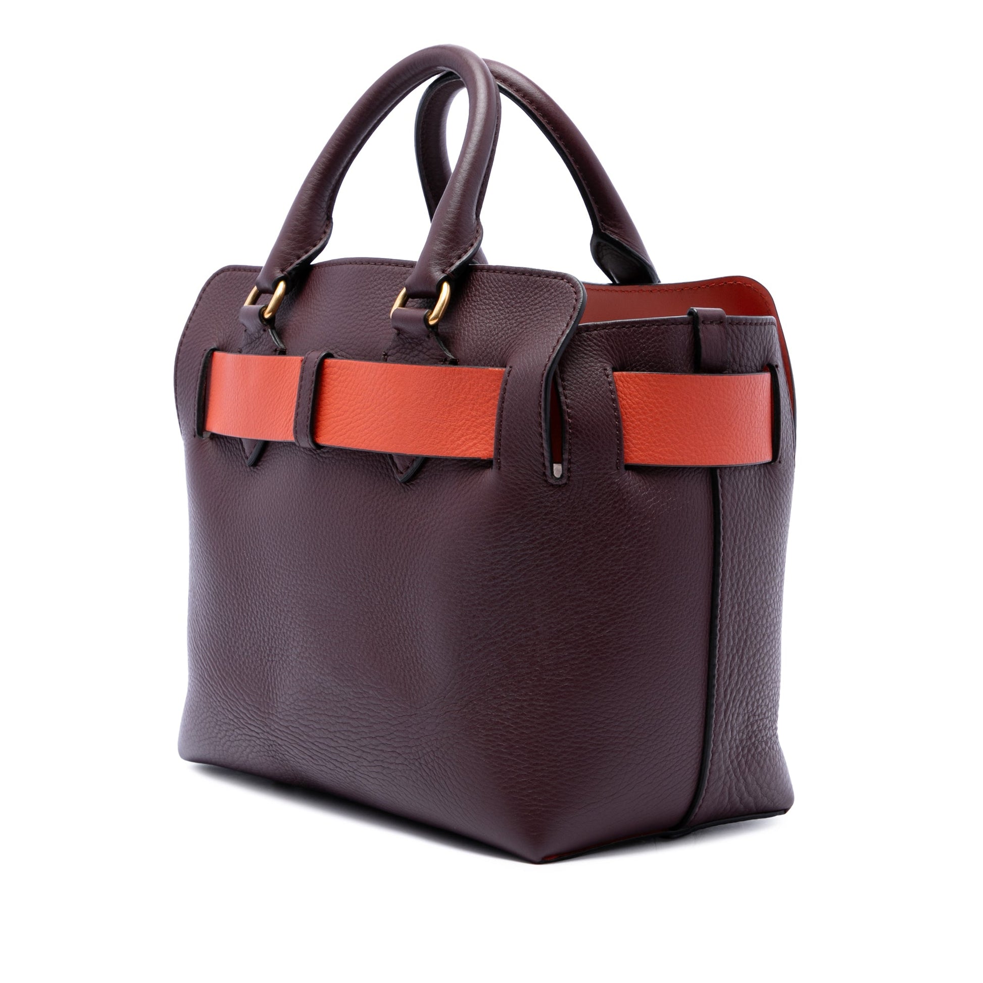 Burberry Small Bicolor Leather Marais Belt Bag