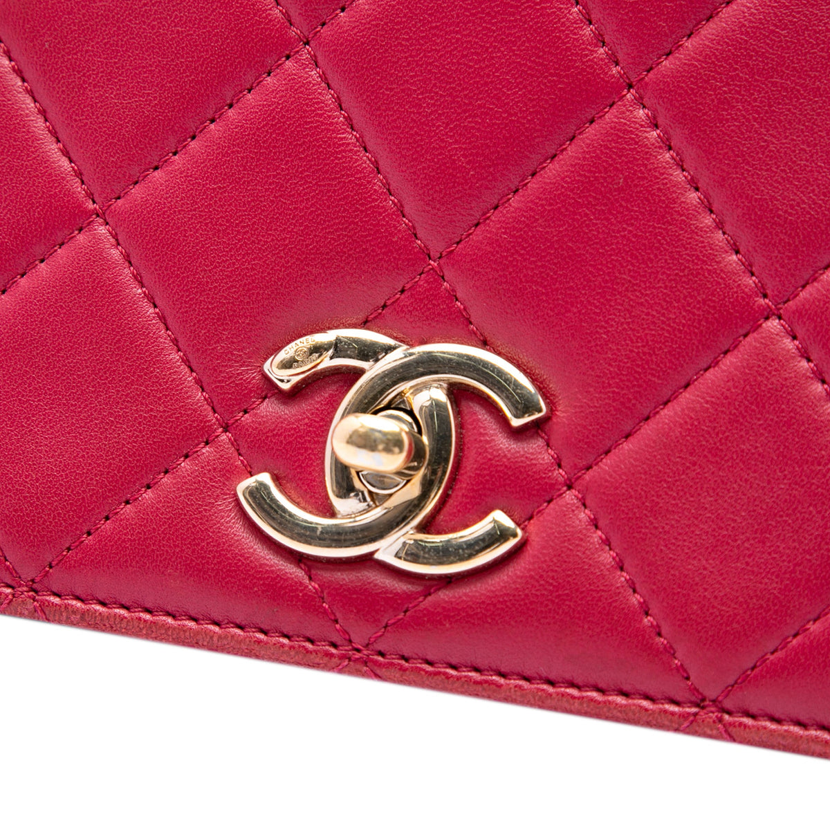Chanel Small Quilted Lambskin Carry Chic Flap