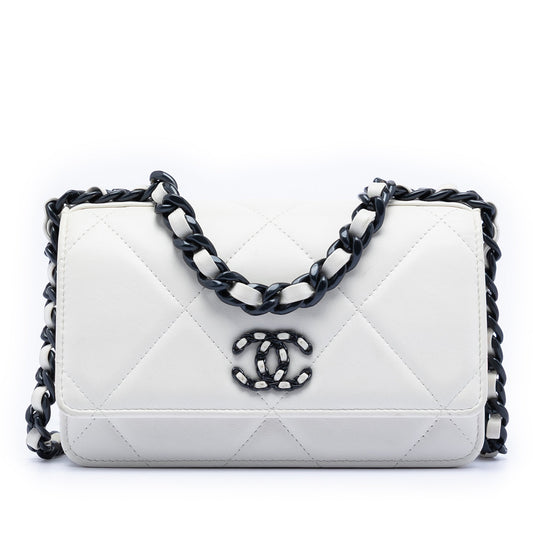 Chanel Quilted Lambskin 19 Wallet on Chain