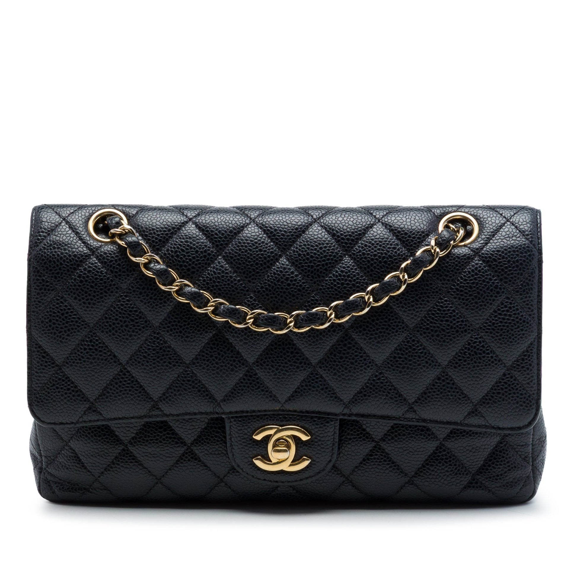 Chanel Medium Classic Caviar Double Flap