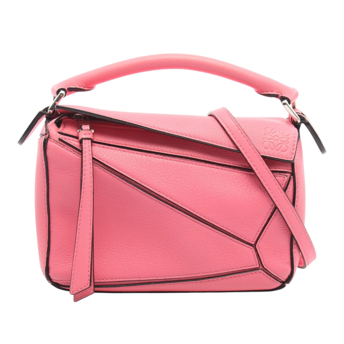 LOEWE Mini Calfskin Puzzle Satchel